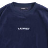 LAZYFISH Crew Napped Sweater – Midnight Blue